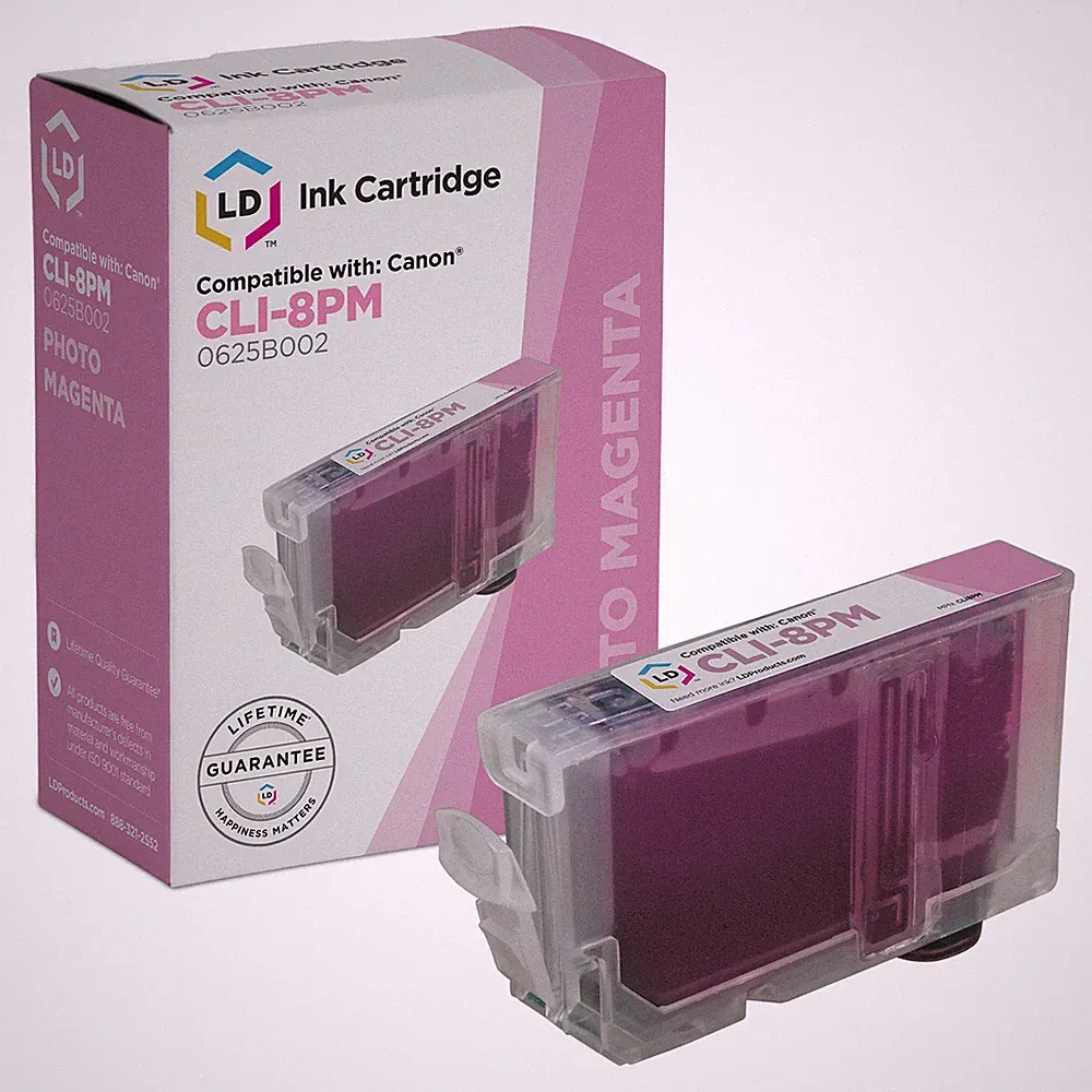 LD 0625B002 CLI8PM CLI8 Photo Magenta Ink Cartridge for Canon PIXMA MP800 iP5200