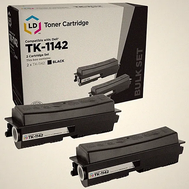 LD Comp Kyocera-Mita TK-1142 2pk Black FS-1035 FS-1135 M2035dn Printers