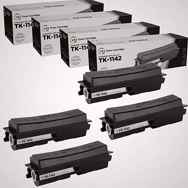 LD Comp Kyocera-Mita TK-1142 4pk Black FS-1035 FS-1135 M2035dn Printers