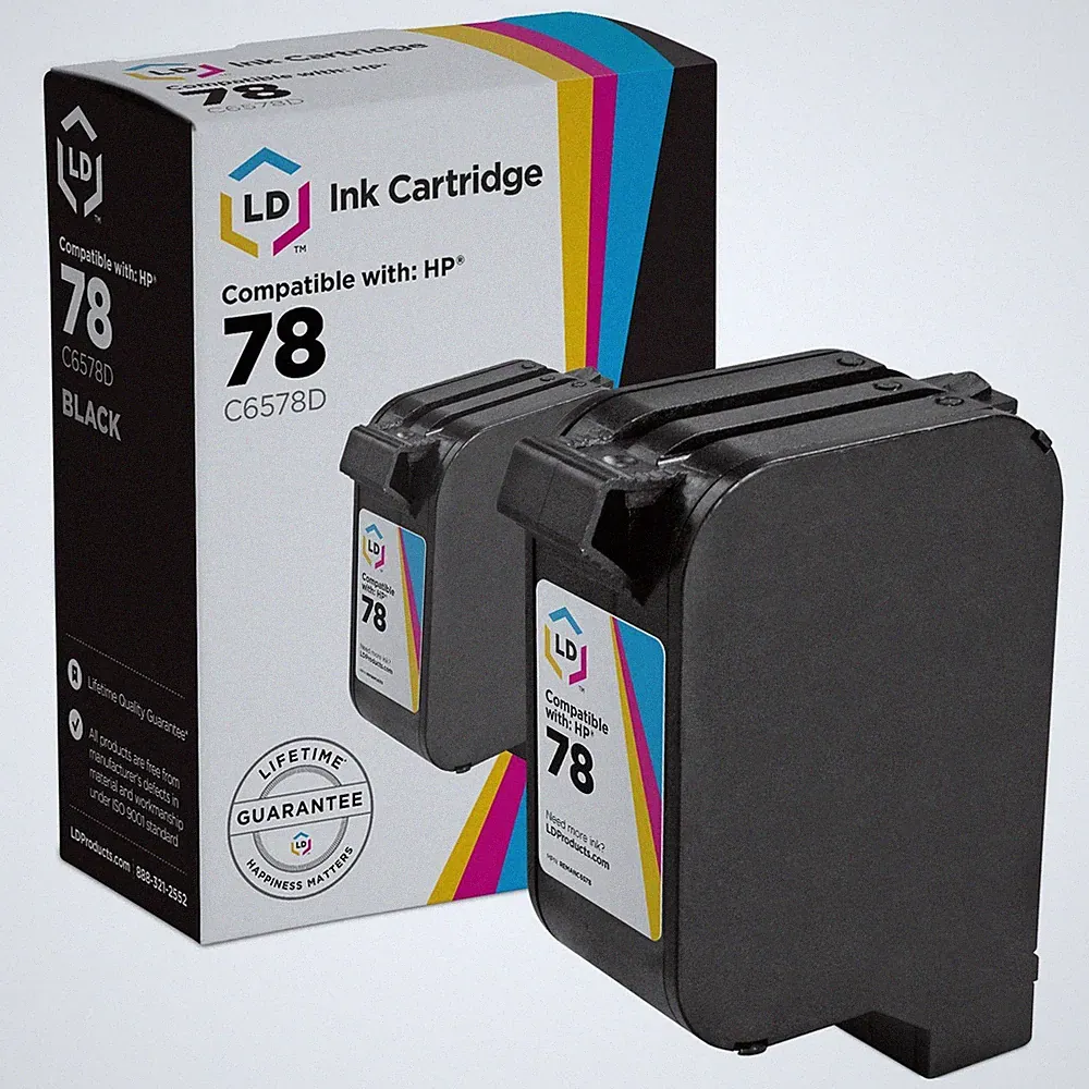 LD Products Replacement for HP 78 Tri Color Ink Cartridge C6578D Single Pack