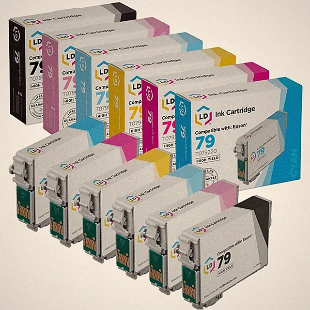 LD Reman for Epson T079 6pk HY T079120 T079220 T079320 T079420 T079520 T079620