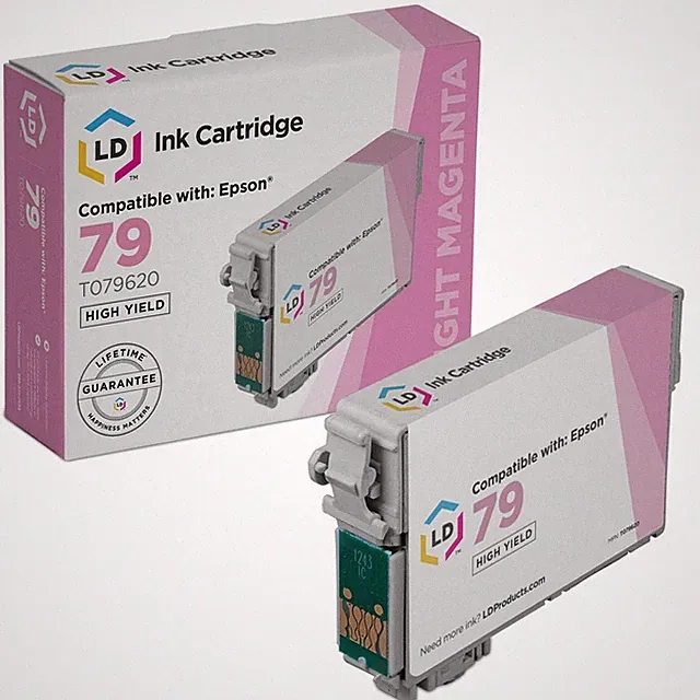 LD Reman Replacement for Epson T079620 (T0796) Light Magenta HY Inkjet