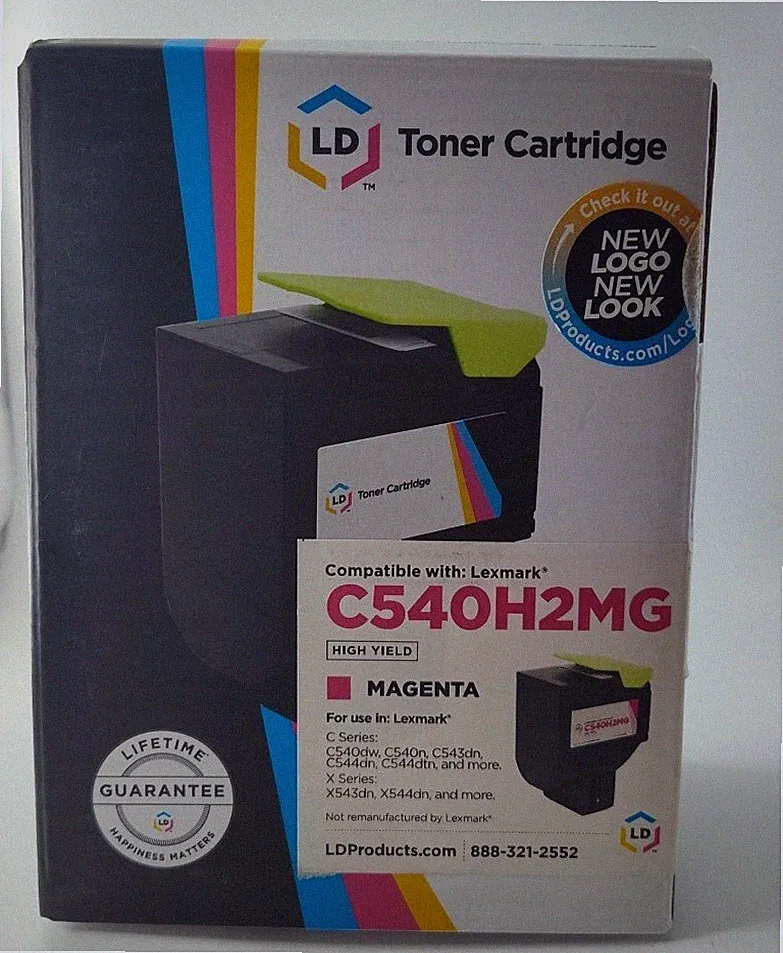 LD Toner Ink Cartridge C540H2MG Magenta For Use In Lexmark