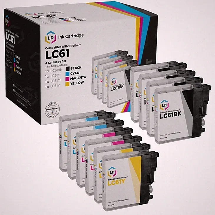 Printer Ink LD Products LC61 Expired Dates For Assorted Brother Printers